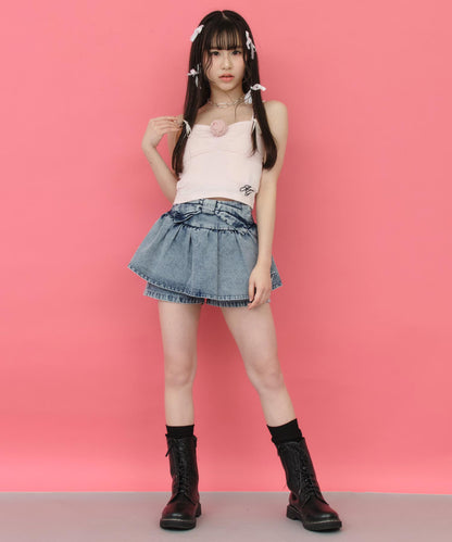 ライトピンク(Sサイズ着用/身長：約148cm)