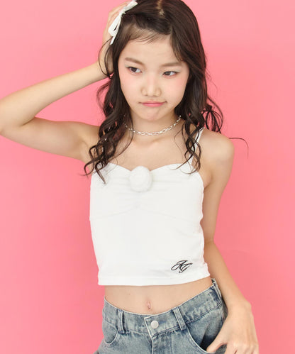 ホワイト(Sサイズ着用/身長：約150cm)