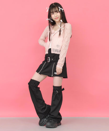 ライトピンク(Sサイズ着用/身長：約148cm)