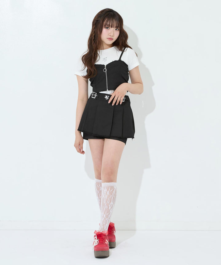 ブラック(Mサイズ着用/身長：約153cm)
