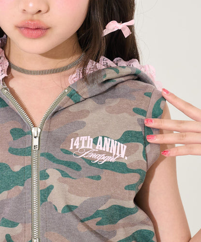 カーキ(XSサイズ着用/身長：約147cm)