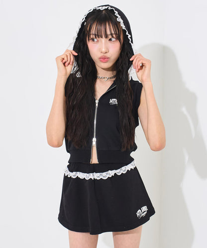 ブラック(Sサイズ着用/身長：約156cm)