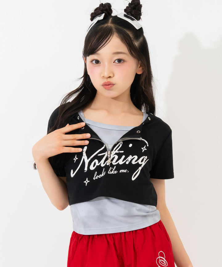 ブラック(Sサイズ着用/身長：約146cm)