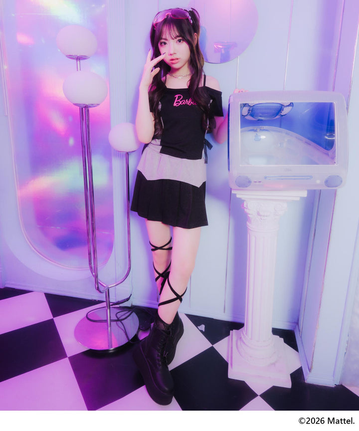 ブラック(Mサイズ着用/身長：約161cm)