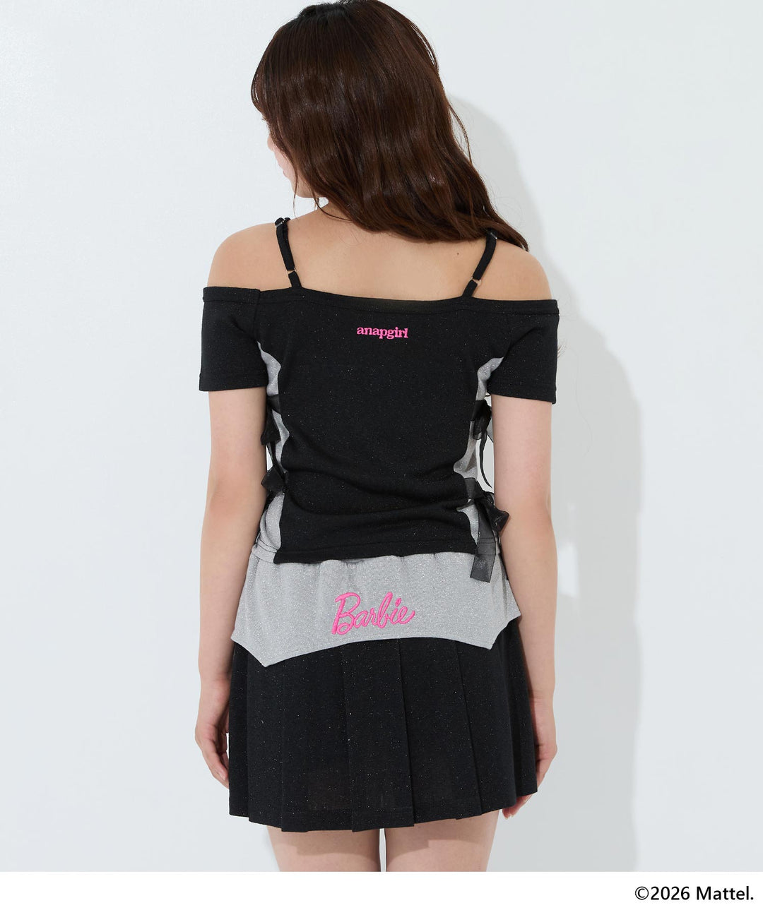 ブラック(Mサイズ着用/身長：約153cm)