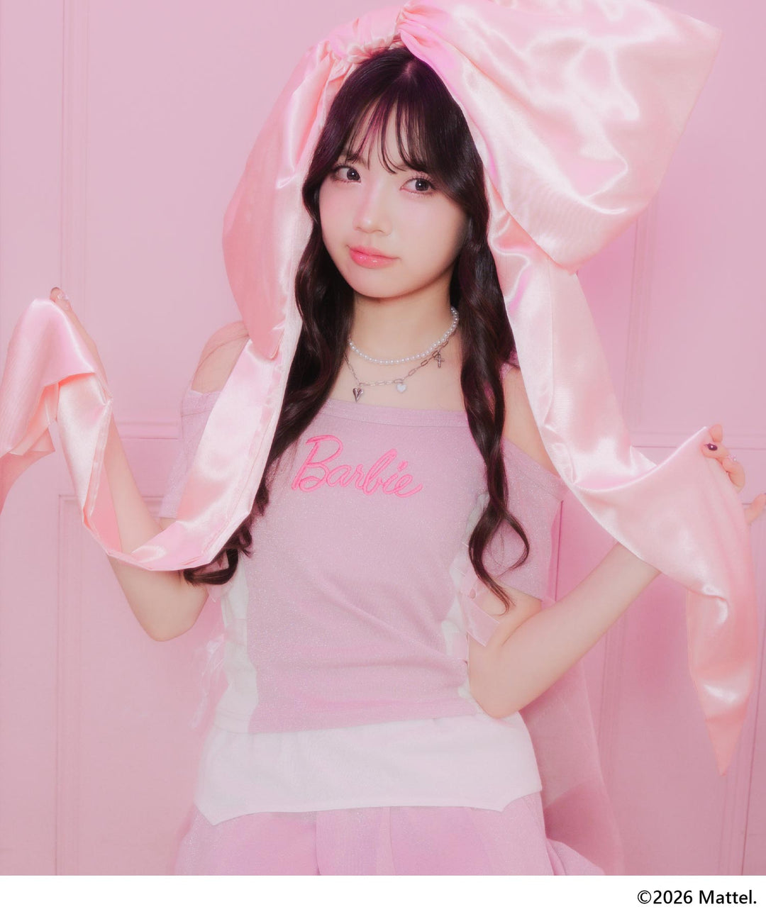ライトピンク(Mサイズ着用/身長：約161cm)