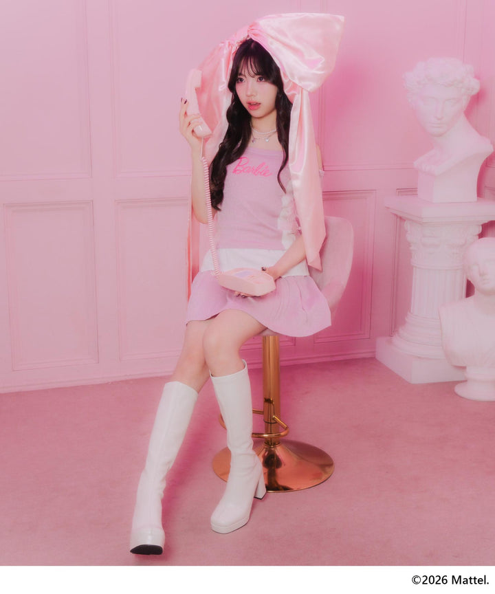 ライトピンク(Mサイズ着用/身長：約161cm)