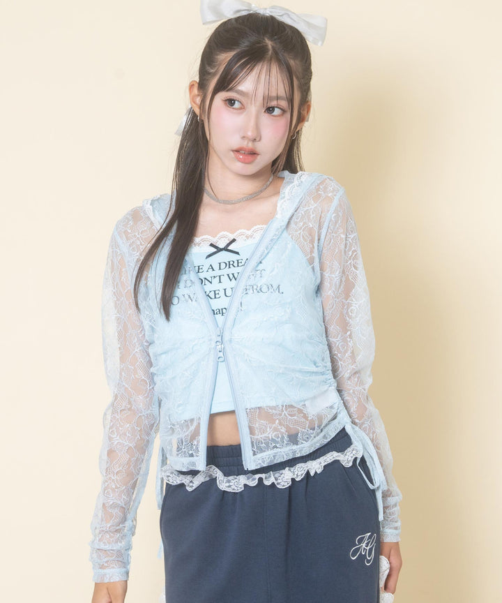 サックス(Mサイズ着用/身長：約156cm)