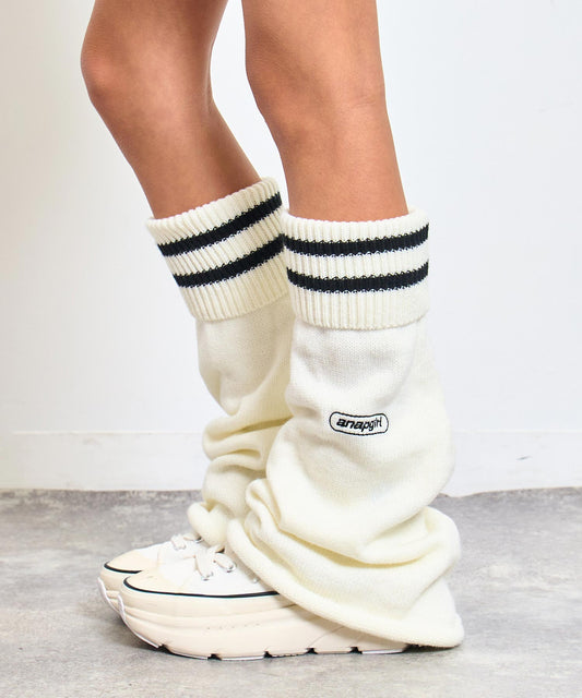 ライン入り レッグウォーマー 919-7651