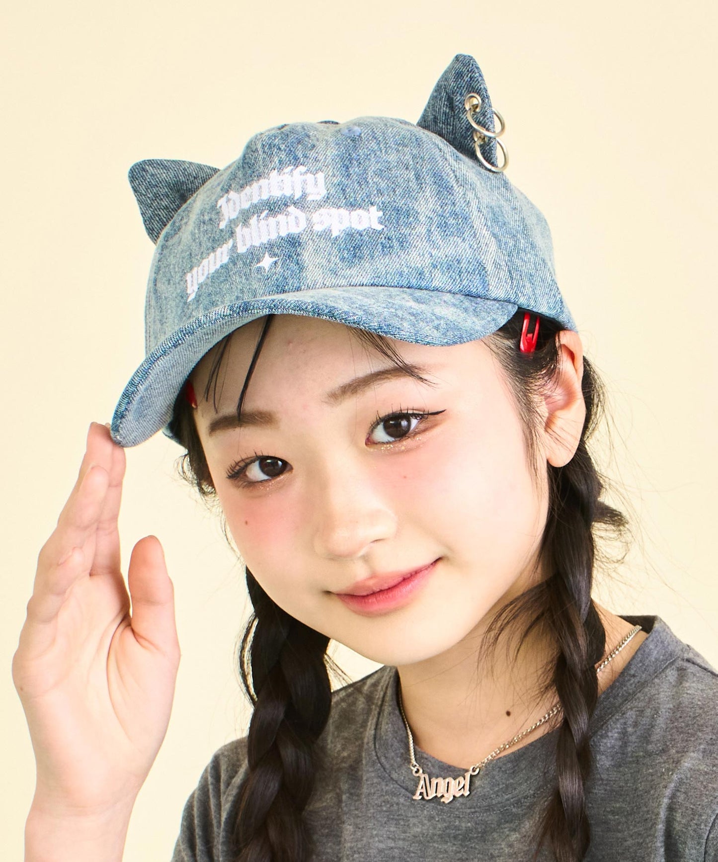 ANAPR+S リング付 ネコミミ キャップ (ユニセックス) 919-7684