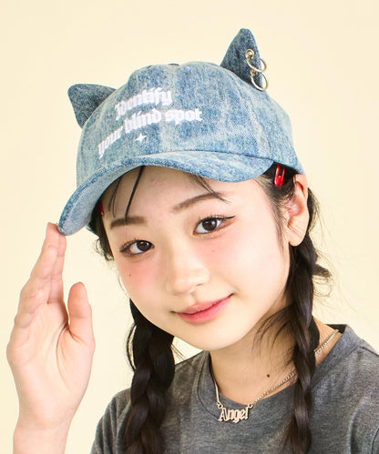 ANAPR+S リング付 ネコミミ キャップ (ユニセックス) 919-7684