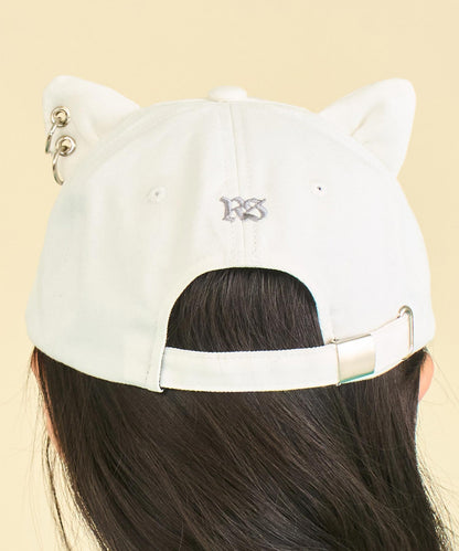 ANAPR+S リング付 ネコミミ キャップ (ユニセックス) 919-7684