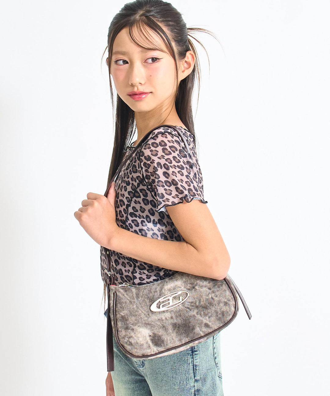 シルバー プレート付き 2WAYミニバッグ 919-7733