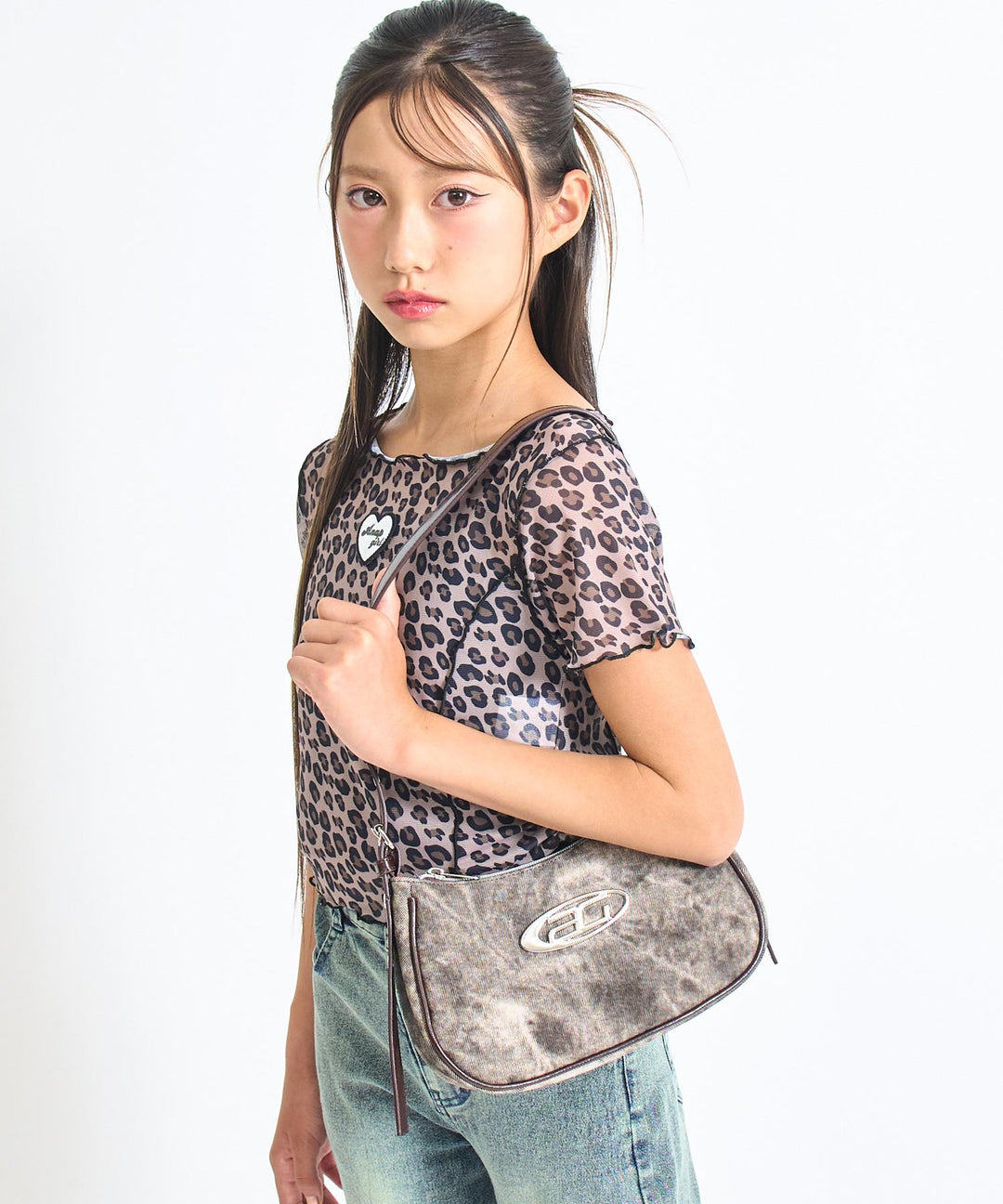 シルバー プレート付き 2WAYミニバッグ 919-7733