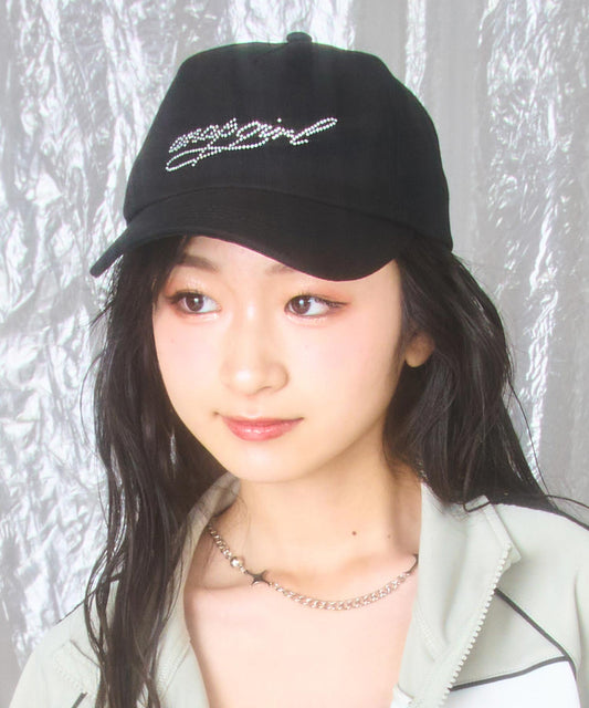 ラインストーン ロゴ キャップ  919-7776