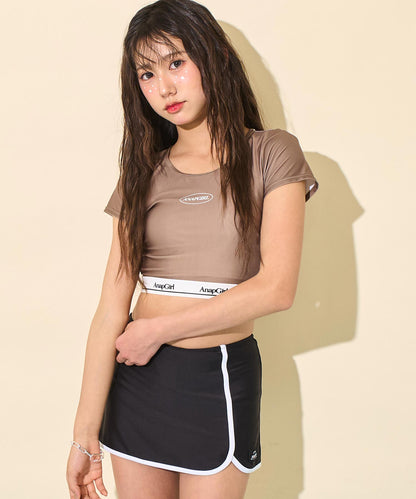 ブラウン(Sサイズ着用/身長：約156cm)