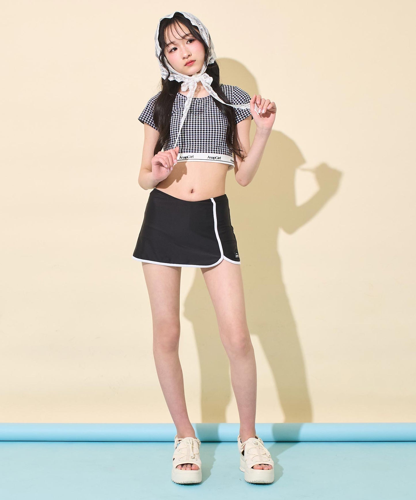 ブラック(Sサイズ着用/身長：約156cm)