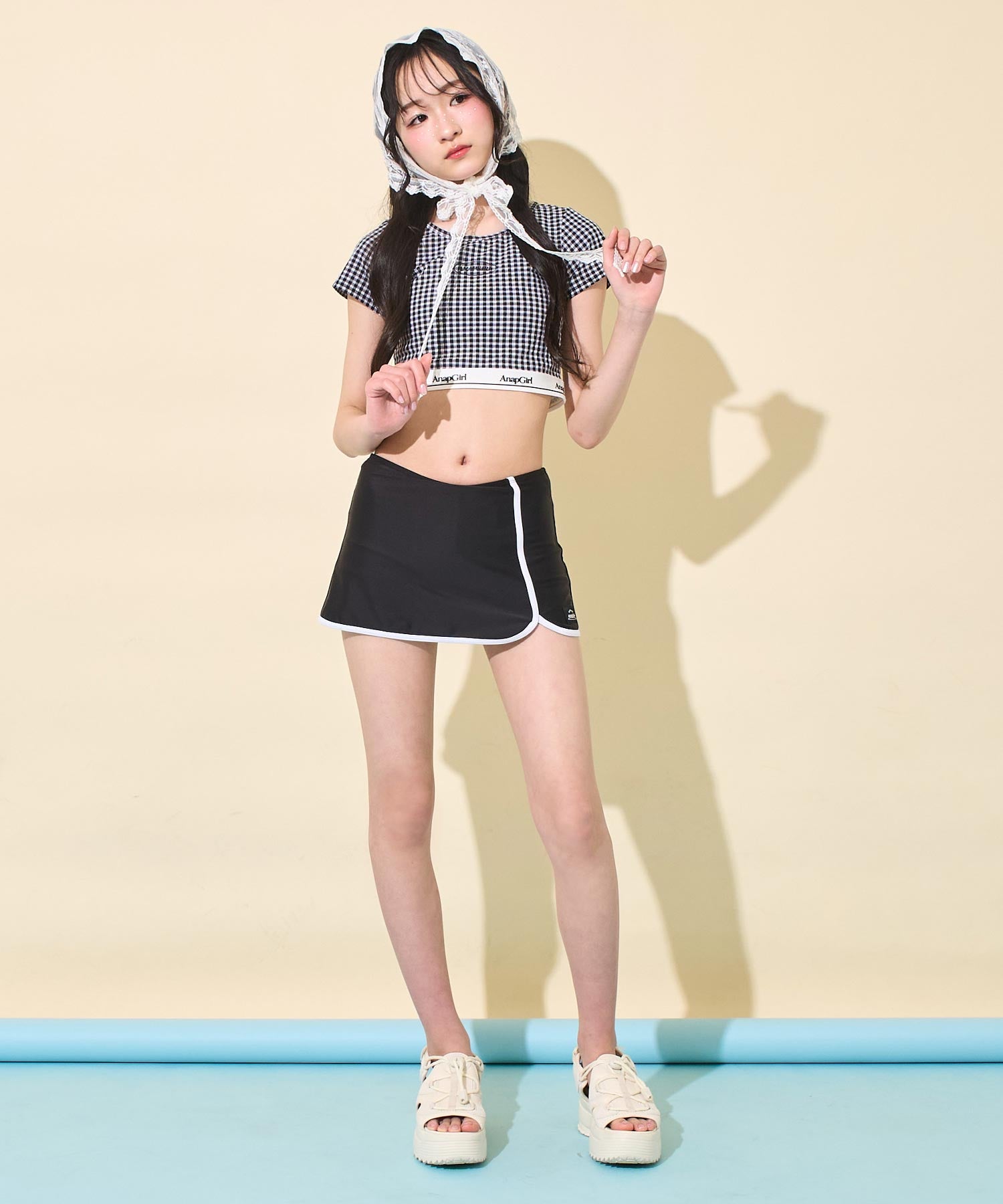 ブラック(Sサイズ着用/身長：約156cm)