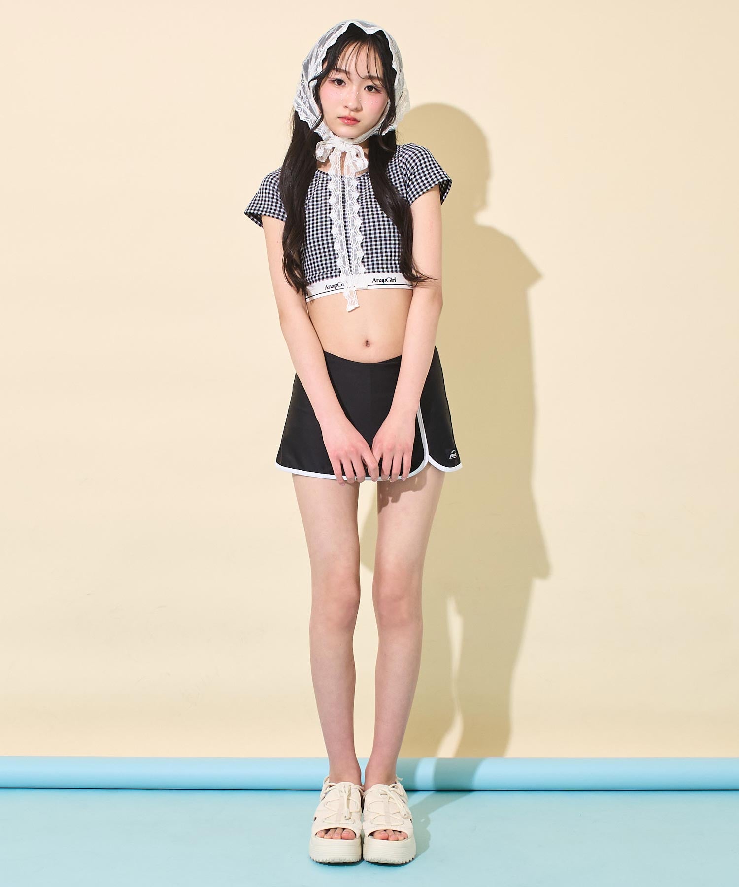 ブラック(Sサイズ着用/身長：約156cm)