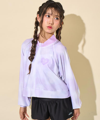 パープル(Sサイズ着用/身長：約156cm)