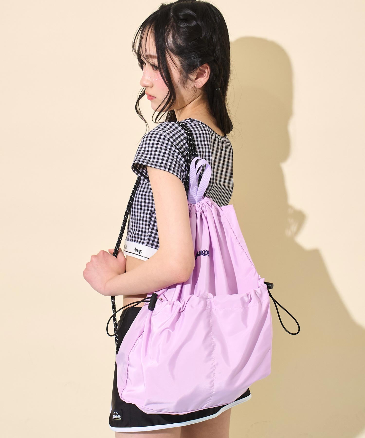 ロゴ刺繍入 ナップサック 919-7907 – ANAP オンラインショップ