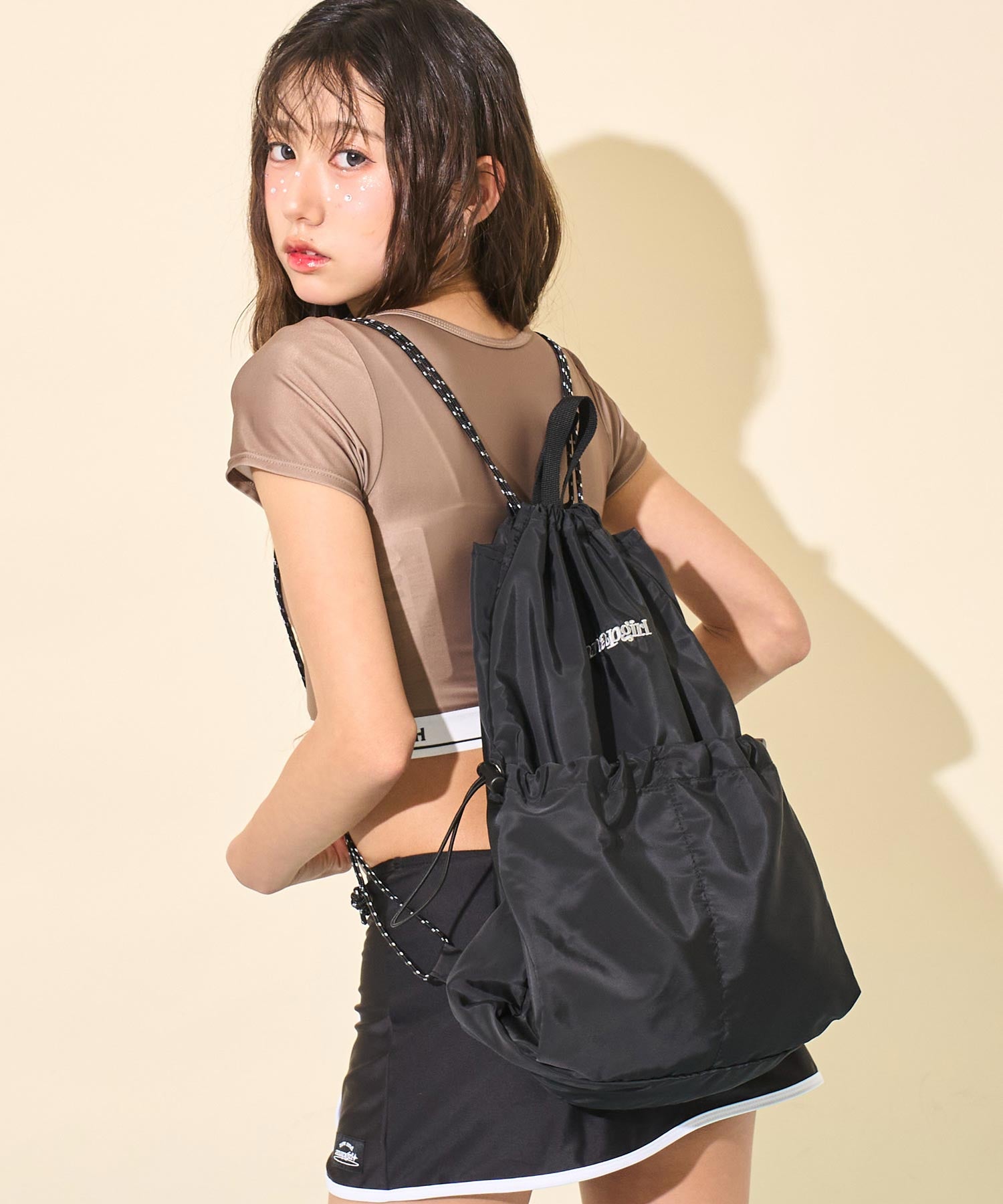 ロゴ刺繍入 ナップサック 919-7907 – ANAP オンラインショップ