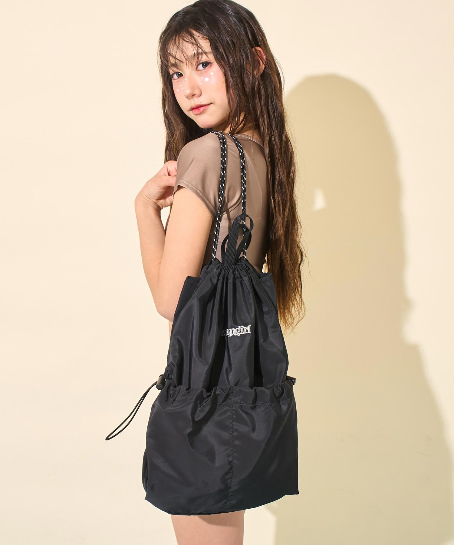 ロゴ刺繍入 ナップサック 919-7907 – ANAP オンラインショップ