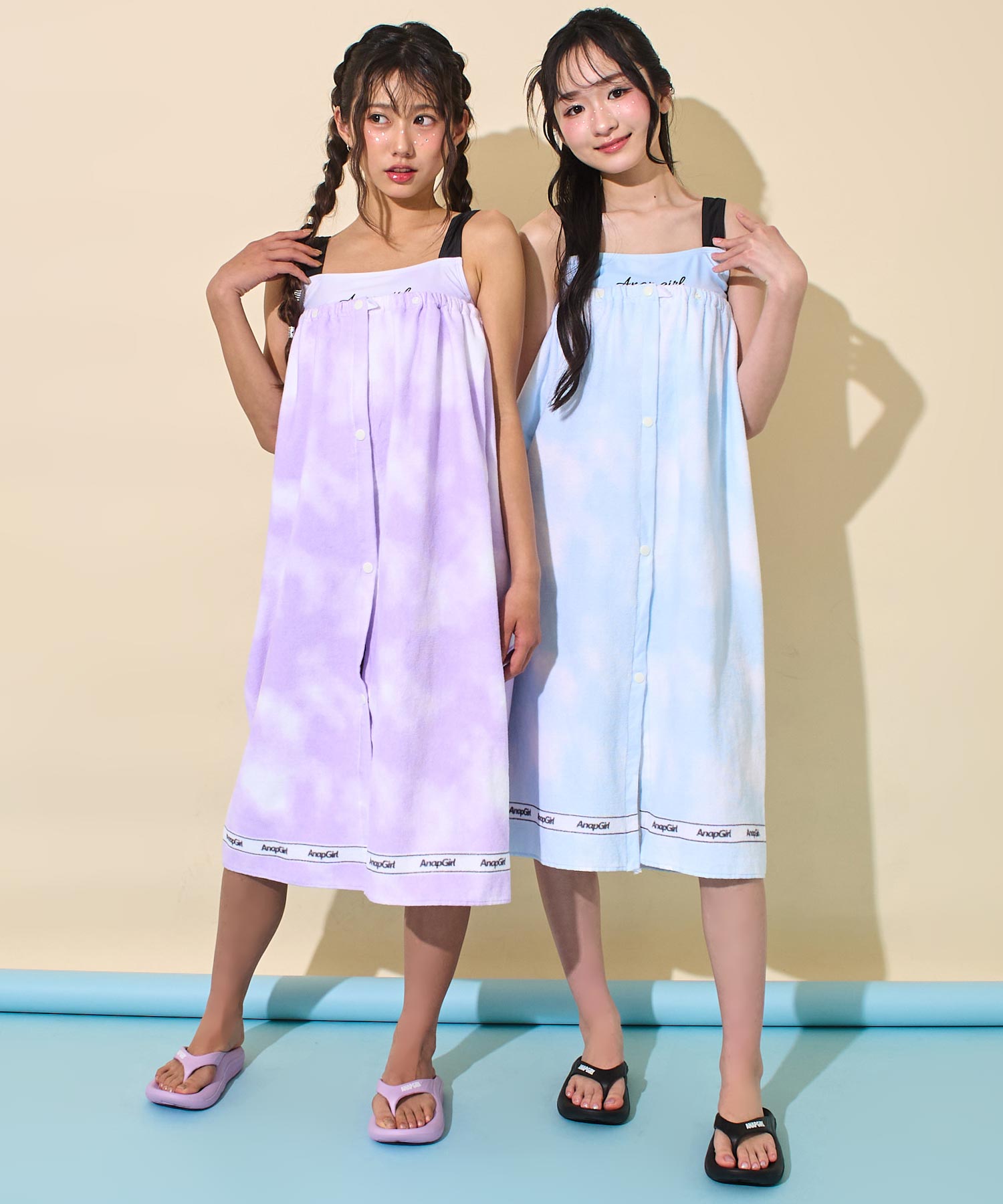 サックス(身長：約156cm)
パープル(身長：約156cm)