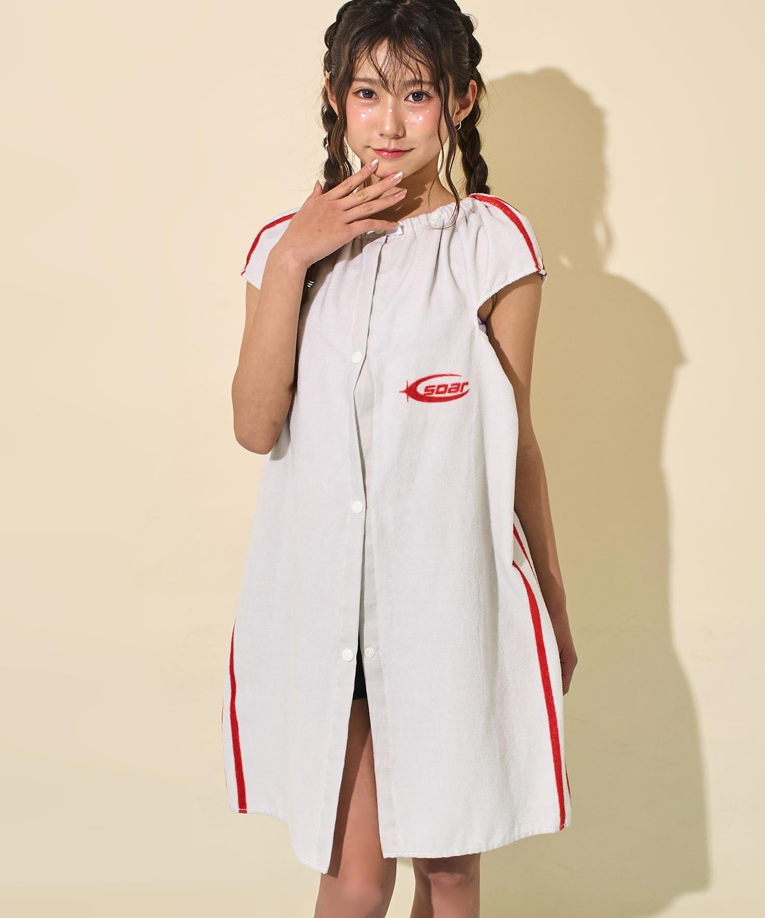 ライン入り ロゴプリント ラップタオル 80cm 919-7910 – ANAP
