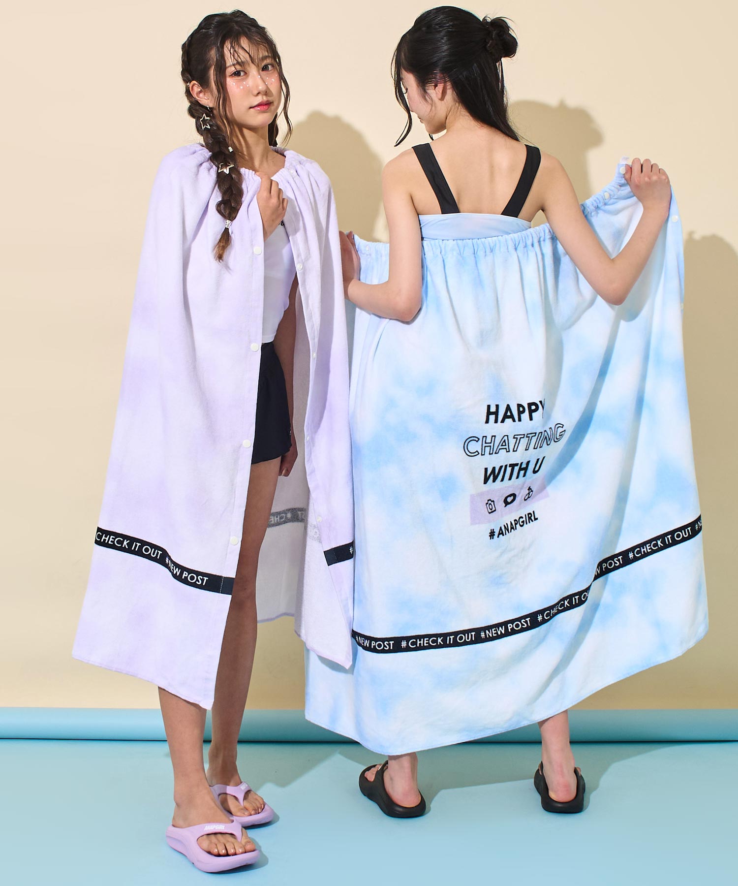 サックス(身長：約156cm)
パープル(身長：約156cm)