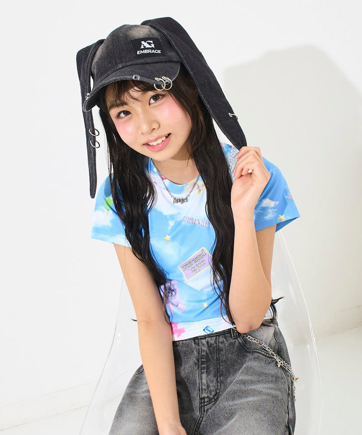 ウサ耳付 リング付 キャップ 919-7950