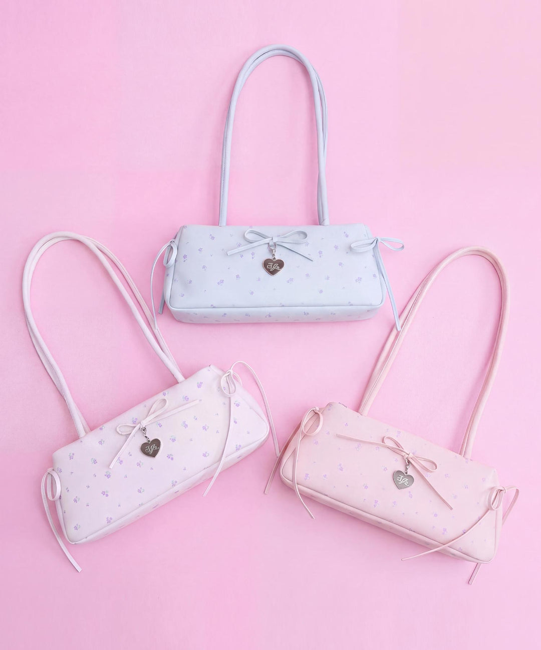 小花柄 ロングハンドル ボストンバッグ 919-7996