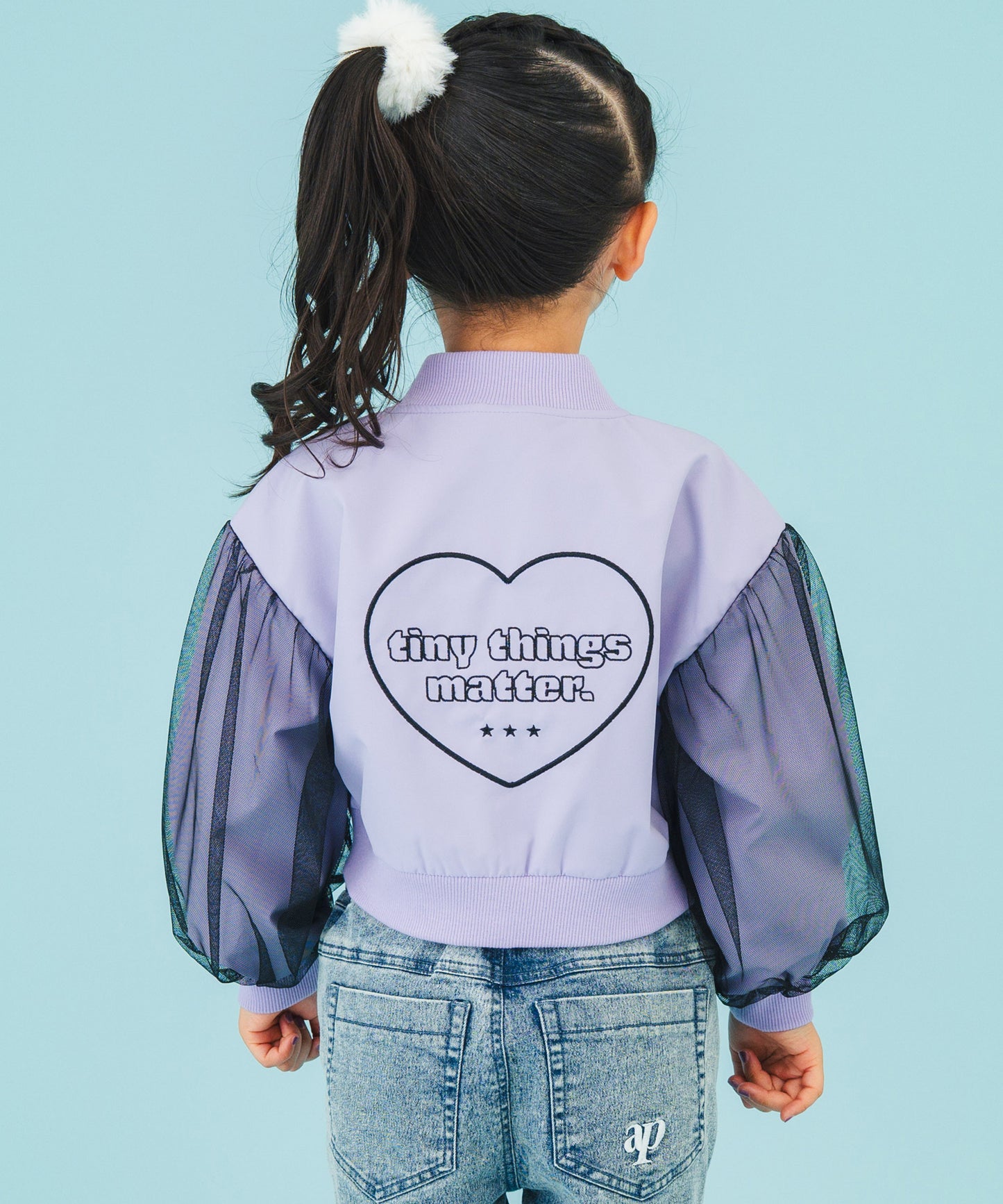 ラベンダー(110サイズ着用/身長：約113cm)