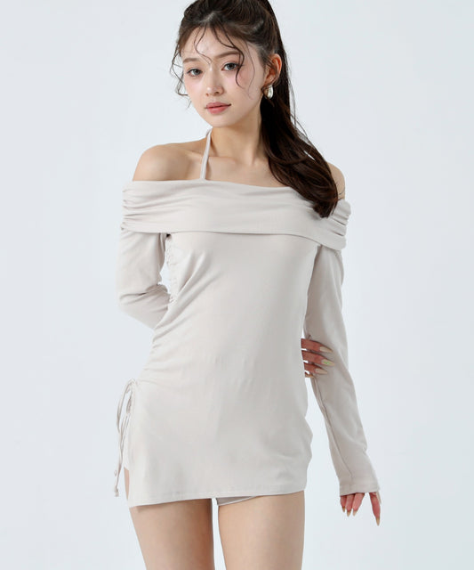 Kギャル ぴたっと インパン付 ミニワンピ セットアップ  158-6066