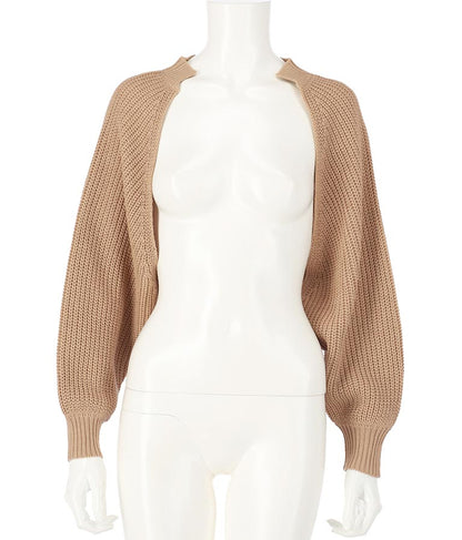 ニットクロップドボレロ 794-8410