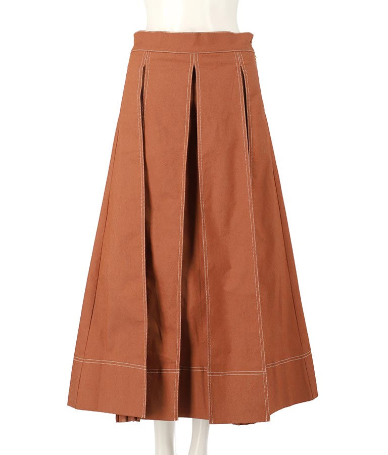 タックプリーツデザインスカート 361-8927