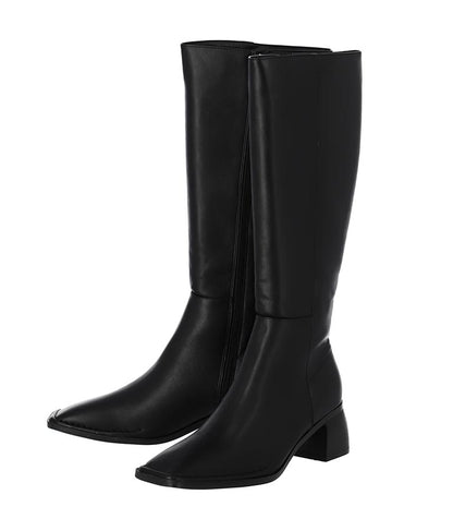 スクエアートゥ ロングブーツ 369-8485