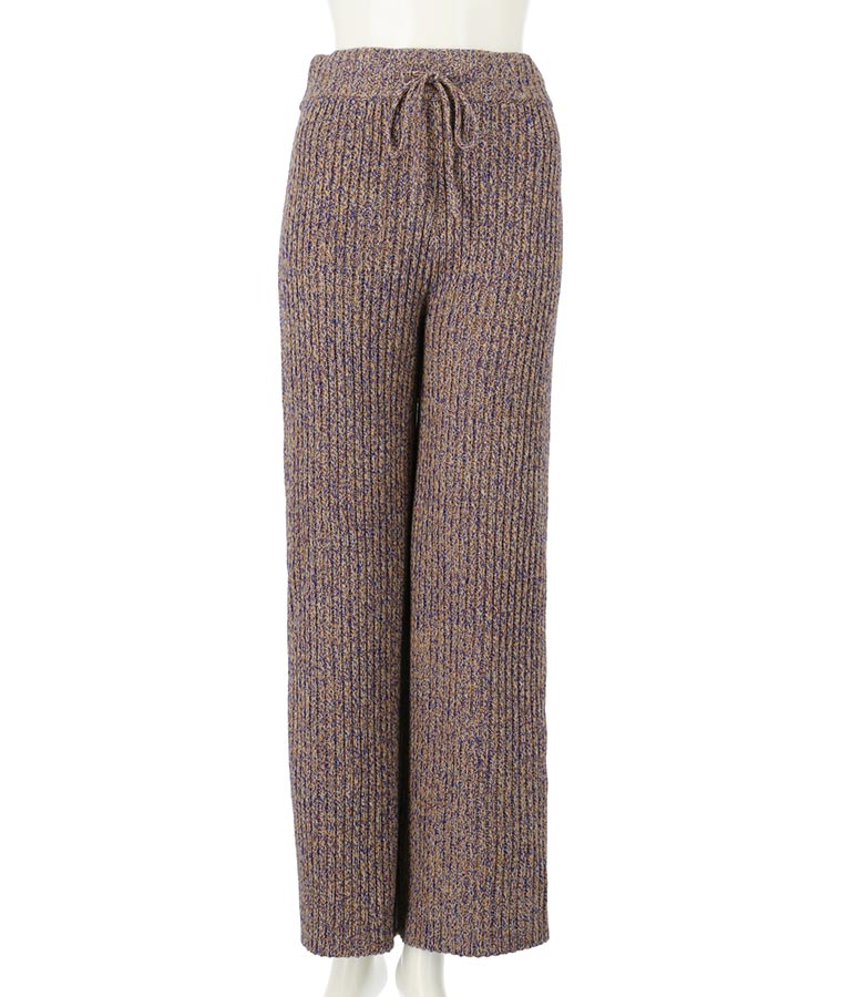 メランジニット ロングパンツ 362-8567