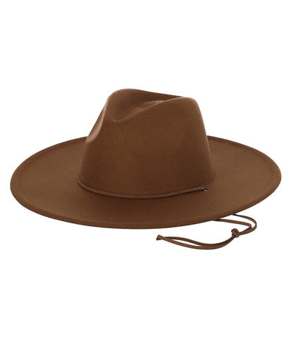 ツバ広 中折紐付 ハット 819-6554