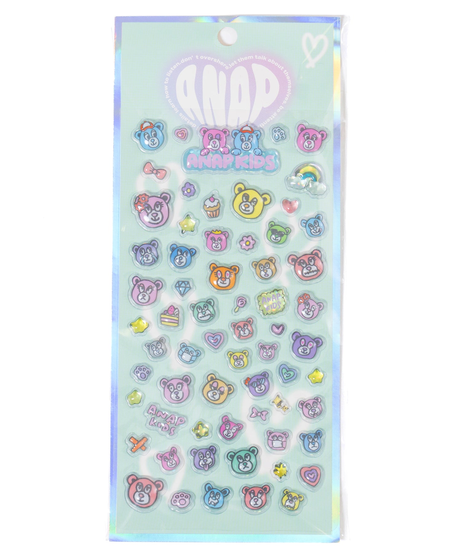 リップちゃんナップくんとなかまたち ぷっくりシール 429-3724 – ANAP
