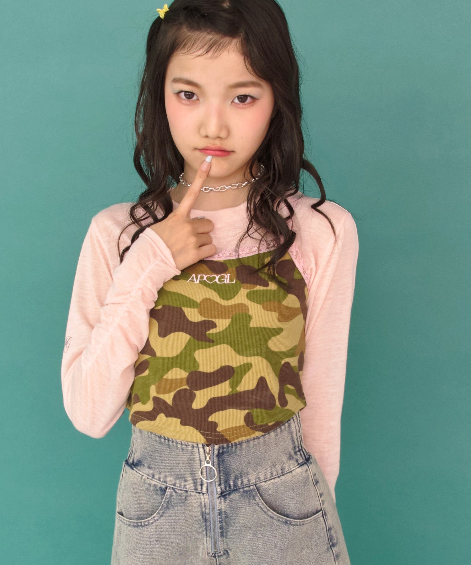 カーキ/150cm(Sサイズ着用)