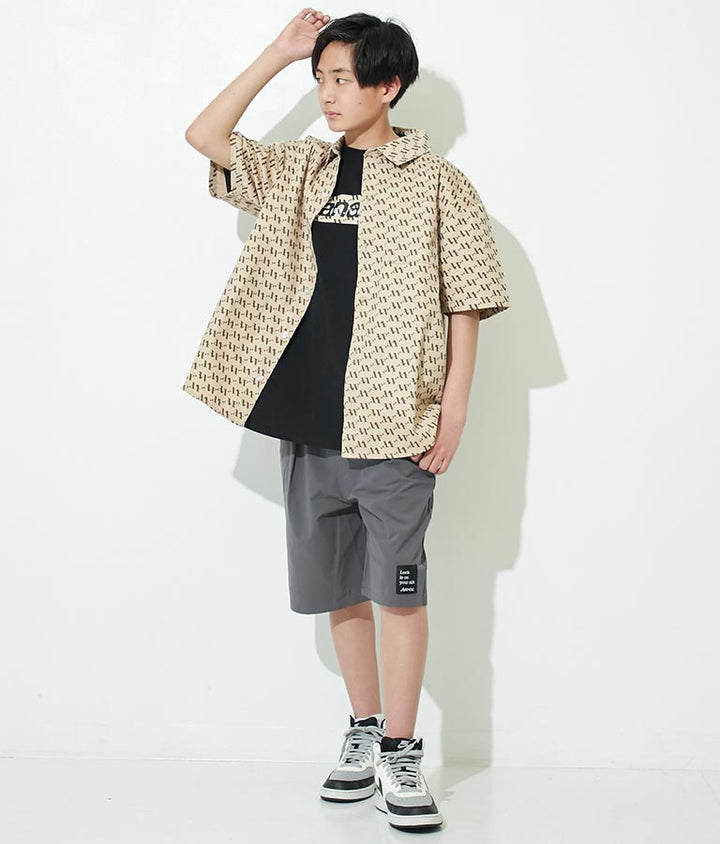 R+Sモノグラムデニムシャツ【親子・キッズお揃い】 914-7180