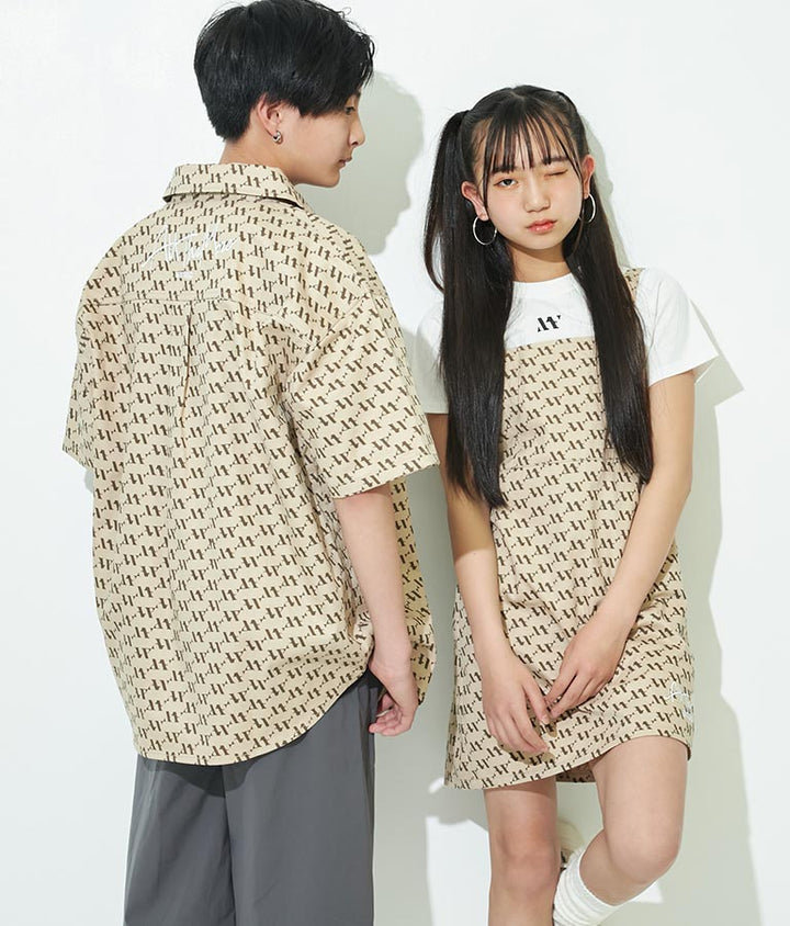 R+Sモノグラムデニムシャツ【親子・キッズお揃い】 914-7180