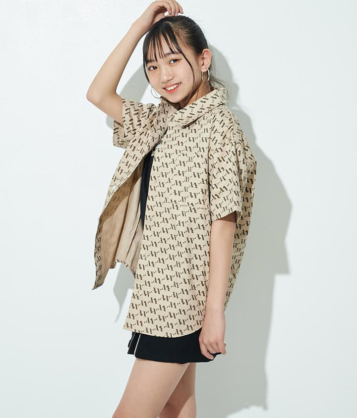 R+Sモノグラムデニムシャツ【親子・キッズお揃い】 914-7180