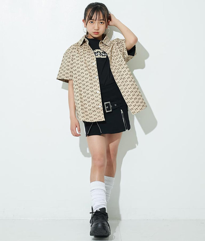 R+Sモノグラムデニムシャツ【親子・キッズお揃い】 914-7180
