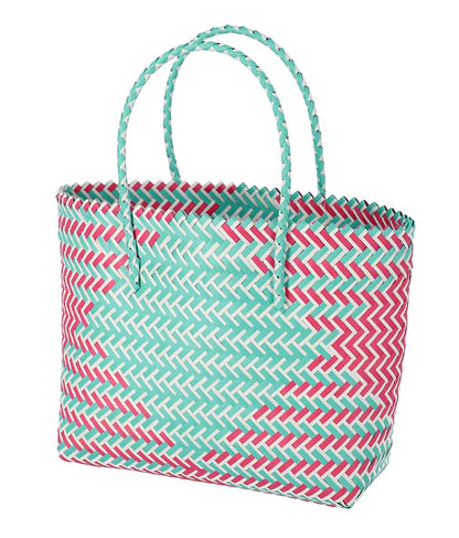 配色カゴBIGトートバッグ 819-6633