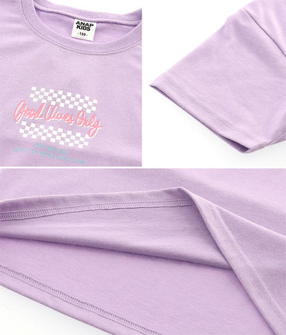 接触冷感後ろ切替ビッグTシャツ 423-3059