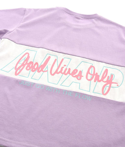 接触冷感後ろ切替ビッグTシャツ 423-3059