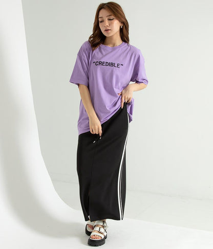 3D刺繍 ビッグTシャツ【親子お揃い】 793-8858