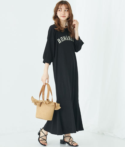 ROMANTICO ロゴ マーメイド ワンピース  527-6635
